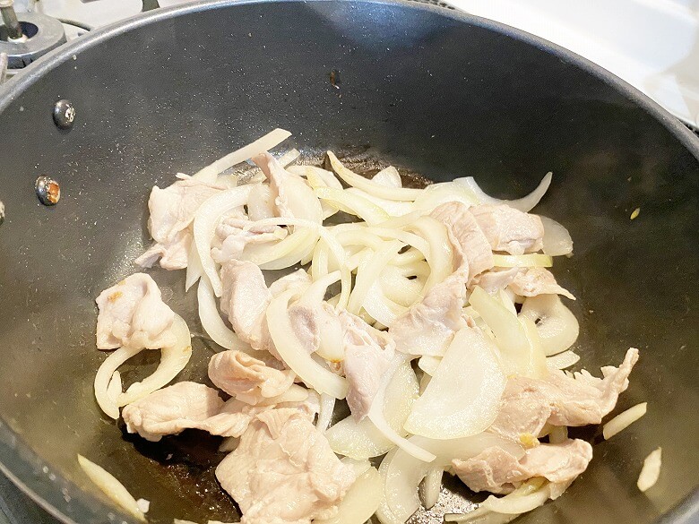 コープデリミールキット豚肉ときくらげと野菜のたまご炒め レビュー　作り方2